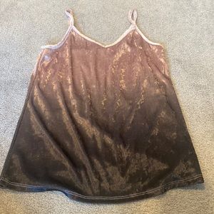 Maurices 24/7 Ombre Velvet Cami in size XS